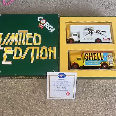 $0.61 • Buy CORGI CLASSICS D17/1 Shell Fuels 2x Bedford Vans Scale Model Set 1/50
