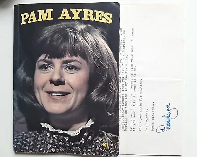 Pam Ayres 1976 -  SOME OF ME POETRY - Signed - With Letter And Complements Slip • £5