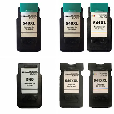 PG540 / CL541 / XL / XXL Refilled Ink Cartridges For Canon PIXMA MG3150 Printer • £35.95