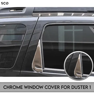 For Dacia Duster For Renault Duster Chrome Window Cover 2010-2016 2Pcs Steel • $19.99