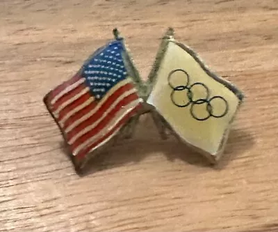 Vintage USA Flag Olympic Flag National Olympic Committee NOC Olympic • $5