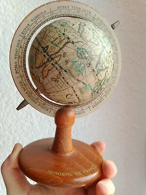 £31.64 • Buy Shepherd Of France GLOBE TERRESTRIAL H17cm SHOWCASE OBJECT GLOBE 8cm Spanish