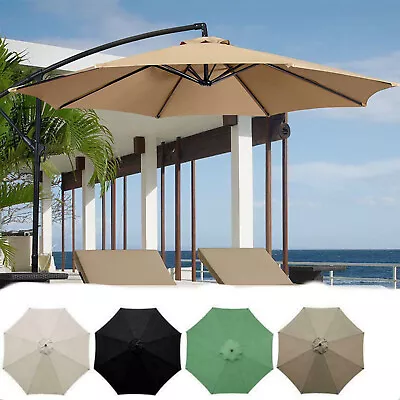  Replacement Fabric Parasol Garden Canopy 3m Cover 6 Arm UK • £17.99