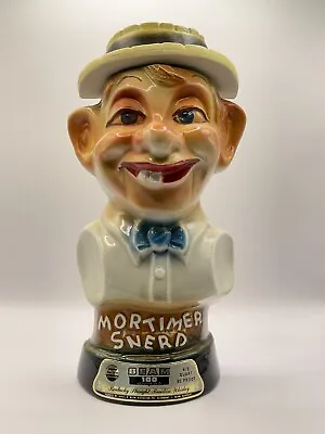 Goofy Face Of Mortimer Snerd Collectible Kentucky Whiskey Porcelain Decanter  • $31.99