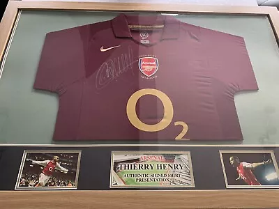 £325 • Buy Thierry Henry Signed Shirt 