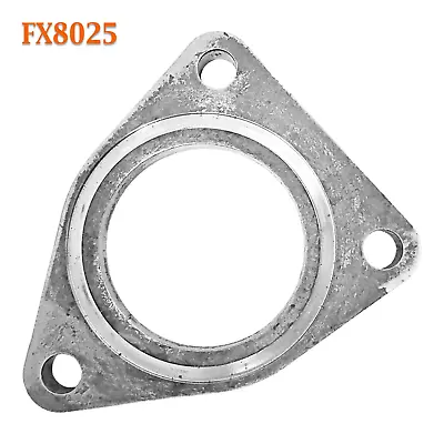 FX8025 Left Driver Side Y Pipe Triangle Exhaust Flange W/ Gasket 2 1/2  2.5  • $14.46