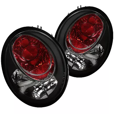 Black Fits 1998-2005 Volkswagen Beetle Tail Lights Brake Lamps Left+Right Pair • $64.99