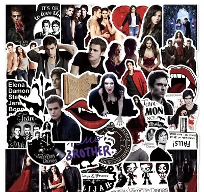 50 PCS The Vampire Diaries TV  Stickers Car Decals Laptop Binder Free Shipping! • £7.18