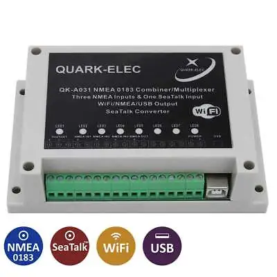 Quark-elec QK-A031 NMEA 0183 Combiner / Multiplexer With SeaTalk 1 Converter • $143.18