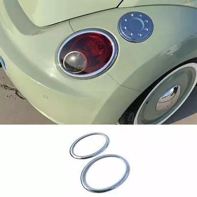 For Volkswagen Beetle Chrome Exterior Rear Tail Light Lamp Cover Trim 2005~2010 • $69.43