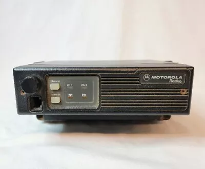 Motorola Radius 2 Channel VHF Radio Model # D33LRA7A5BK TRANSCEIVER • $49.99