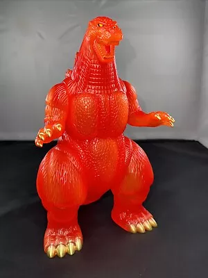 2023 MARUSAN 350 Godzilla 1995 9” CLEAR ORANGE SOFUBI DESUGOJI • $219.99