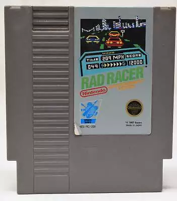 Nintendo NES Red Racer Video Game Cartridge • $4.40