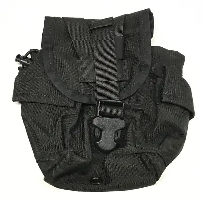 MOLLE Black 1 Qt Canteen Cover MFG For Afghan National Police Eagle Industries • $24.95