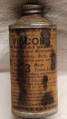 Vintage Viscol Shoe And Harness Canoriginal Label Partial Contents  • $29.99