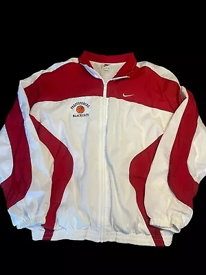 Vintage Nike Prestonsburg Blackcats Kentucky High School Windbreaker Jacket XL • $48.99