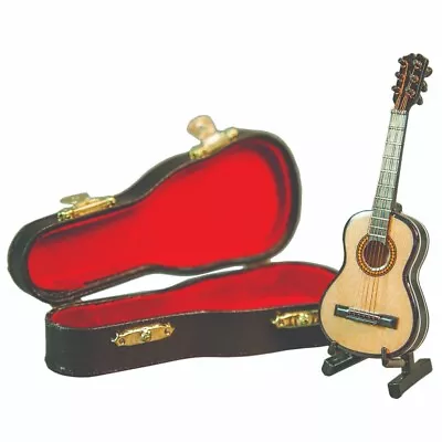 Miniature Instrument Acoustic Guitar Folk Music Instrument Miniature Replica 5  • $25.99