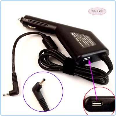 Netbook DC Power Adapter Car Charger +USB For Samsung NP900X3A-A02U NP900X3C • $26.89