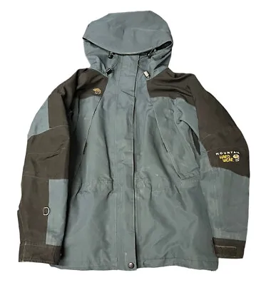 Mountain Hardwear Womens Goretex Soft Shell Hooded Jacket Size 8 Windbreaker • $57.95