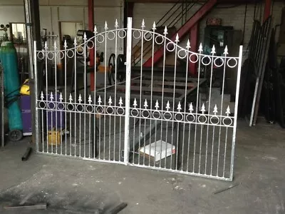 Made To Measure Galvanised And Painted Metal Driveway Gates Design PJN07 • £87