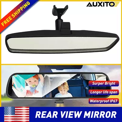 Fits Toyota 8  Rear View Mirror Universal Interior Reduce Blind Spot Free Return • $15.99