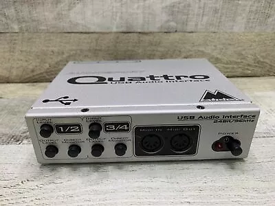 M-Audio Quattro USB Audio Interface Unit Only • $44.99