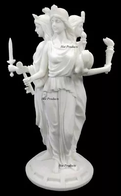 11 3/4  Hecate Greek Mythology Goddess Of Magic & Witchcraft Statue WHITE • $78.48