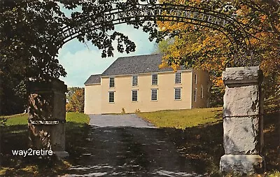 Postcard TnT Waldoboro Old German Protestant Church Stone Arch Entrance Maine • $1.99