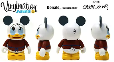 Disney Vinylmation 3  Animation 2 Donald Duck Fantasia 2000 Dry Variant Toy Rare • $39.99