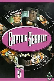 Captain Scarlet And The Mysterons: 5 DVD (2001) Ken Turner Cert U Amazing Value • £3.48