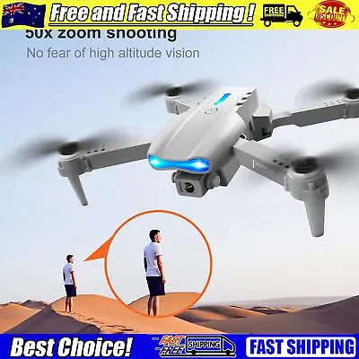 $44.43 • Buy Aeroplane USB Charging FPV Drones For Boys Girls (Grey 3Battery 2 Camera)