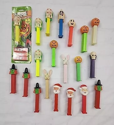 Vintage Pez Dispenser Lot Of 20 HOLIDAYS Halloween Monsters Easter Christmas • $39.95