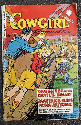 Cowgirl Romances #3 Australian Vintage Western Comic Fiction House • $19.27