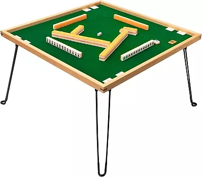 SUNLiGHT Mahjong Table Foldable Low Portable Stable Lightweight NEW Game W/Leg  • $156.49