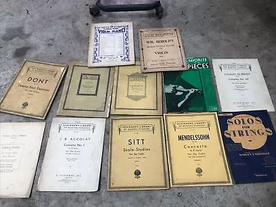 LargeLot Of Vintage Sheet Music Books Old Sheets-Violin • $30