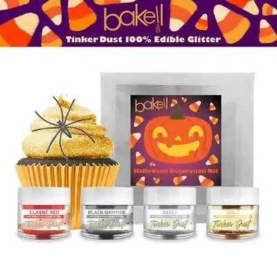 Halloween Edible Glitter Pack B (4 PC SET) Tinker Dust Glitter For Baking • £26.46