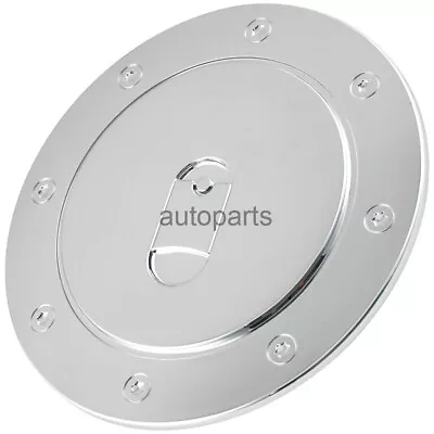 Chrome Fuel Tank Gas Door Cap Cover For Chevy Silverado GMC Sierra 2500 3500 S7 • $15.88