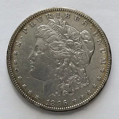 1896-O Morgan Dollar KEY DATE Toned Nice AU Rare • $32