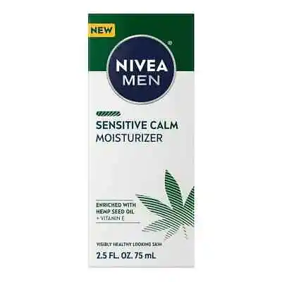 NIVEA MEN SENSITIVE Calming Moisturizing Cream Hemp + Vitamin E -2.5 OZ New • $10
