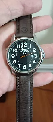 Men's Watch TIMEX EXPEDITION Metal Field Quartz Leather 43 Mm • $19.99