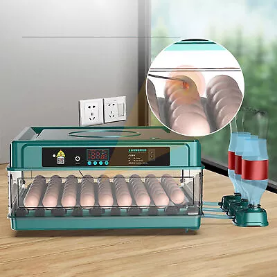 New 9/12 Eggs Double Electric Incubator Fully Automatic Chicken Duck Egg Hatcher • £34.98