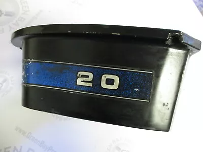 39301 Mercury Outboard 200 20 Hp Drive Shaft Housing Trim Cover 1979 Blue/Silver • $19.99