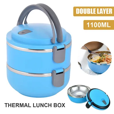 $15.90 • Buy Lunch Box Thermos Food Flask Stainless Steel Insulated Food Soup Jar Container