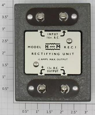 Acme REC1 Hammant & Morgan 1 1/2 Amp Rectifying Unit • $10