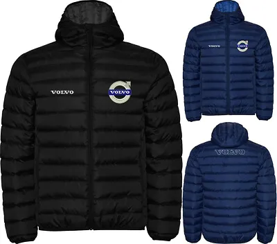 Volvo Quilted Jacket Blouson Giacca Chaqueta Veste Logos Embroidered • $51.97