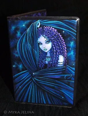 Nebula Fairy Star Child Astral Beauty Nova Vinyl Business Card Holder Myka Art • $5.99