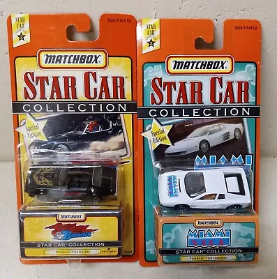 MATCHBOX Star Car Collection #2 Miami Vice/Smokey & Bandit NIP Free Shipping • $32