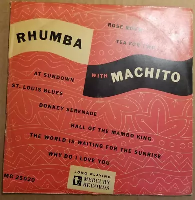 33RPM 10  Mercury MG 25020 Rhumba With Machito Visually Medium Average V V+ • $21.95