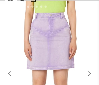 $30 • Buy Brand New Purple Denim Skirt. Gorman. Size 14 🟣
