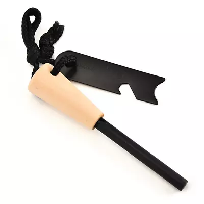 $6.75 • Buy Ferrocerium Rod 5  X 1/2  Fire Starter W/ Handle And Steel Scraper Flint Striker